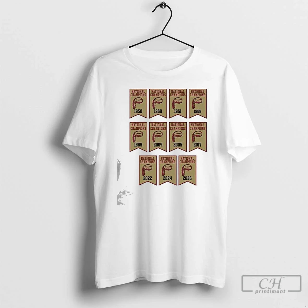 Classic Denver Pioneers Championship Banners 2026 Unisex T-shirt, Sweatshirt, Hoodie, Long Sleeve Tee - T-Shirt, Sweatshirt, Hoodie