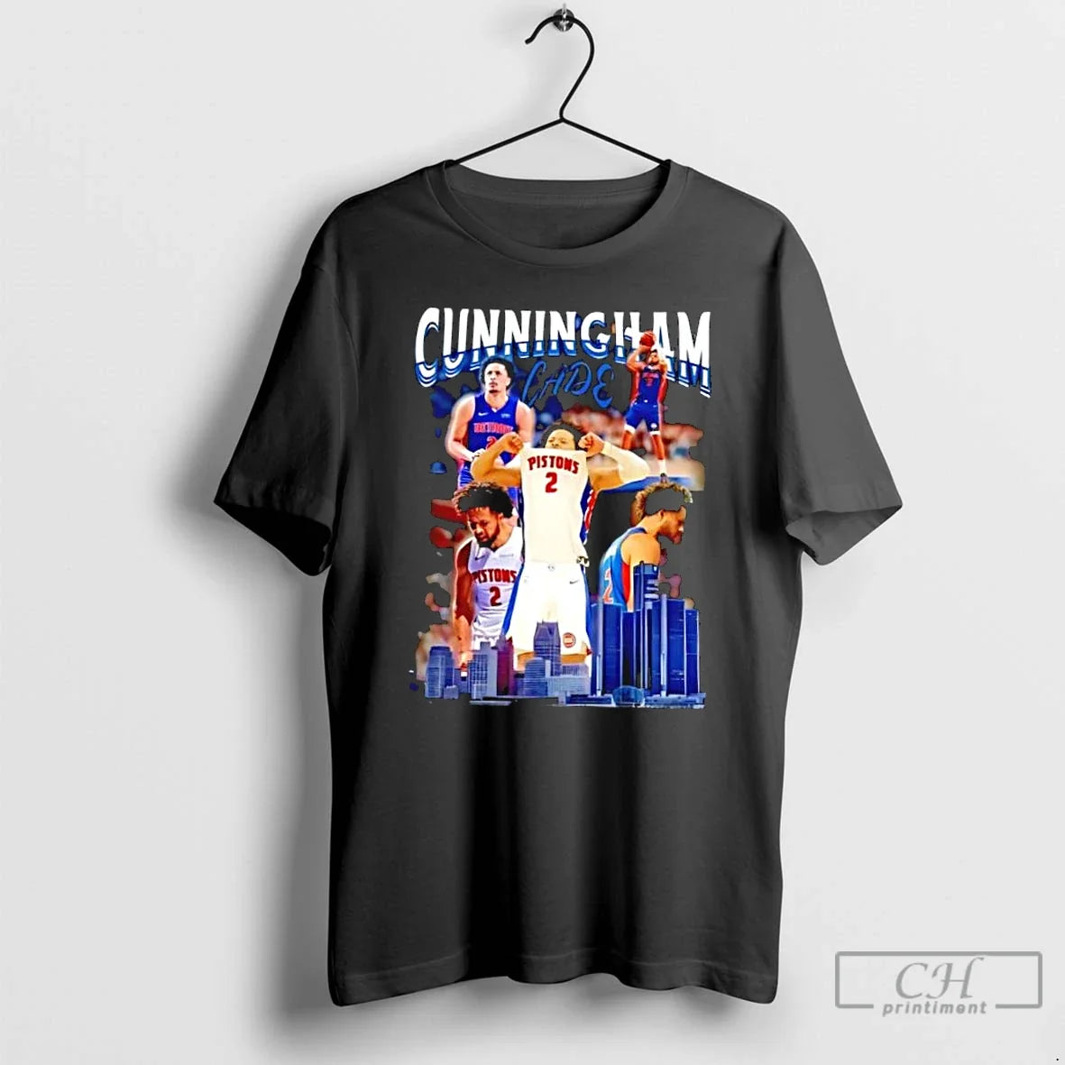 Classic Detroit Pistons Cade Cunningham Skyline T-Shirts, Hoodie, Sweatshirt - T-Shirt, Sweatshirt, Hoodie