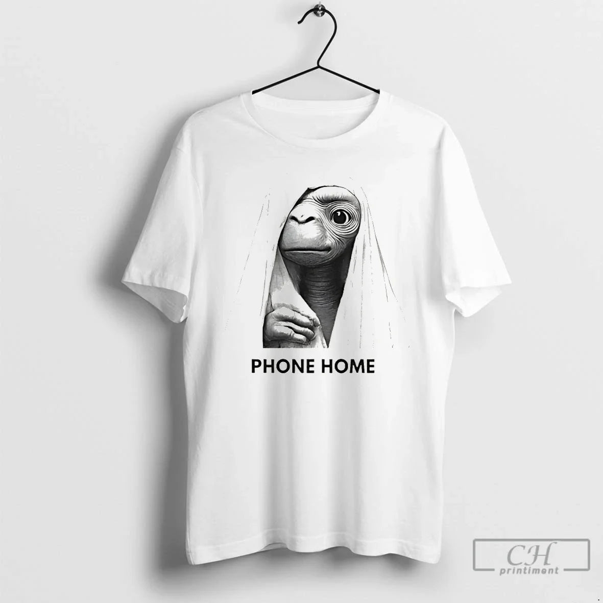 Classic E T Phone Home Retro 80s Movie Sci Fi Alien Graphic T Shirts Sweater Unisex T-shirt, Sweatshirt, Hoodie, Long Sleeve Tee - T-Shirt, Sweatshirt, Hoodie