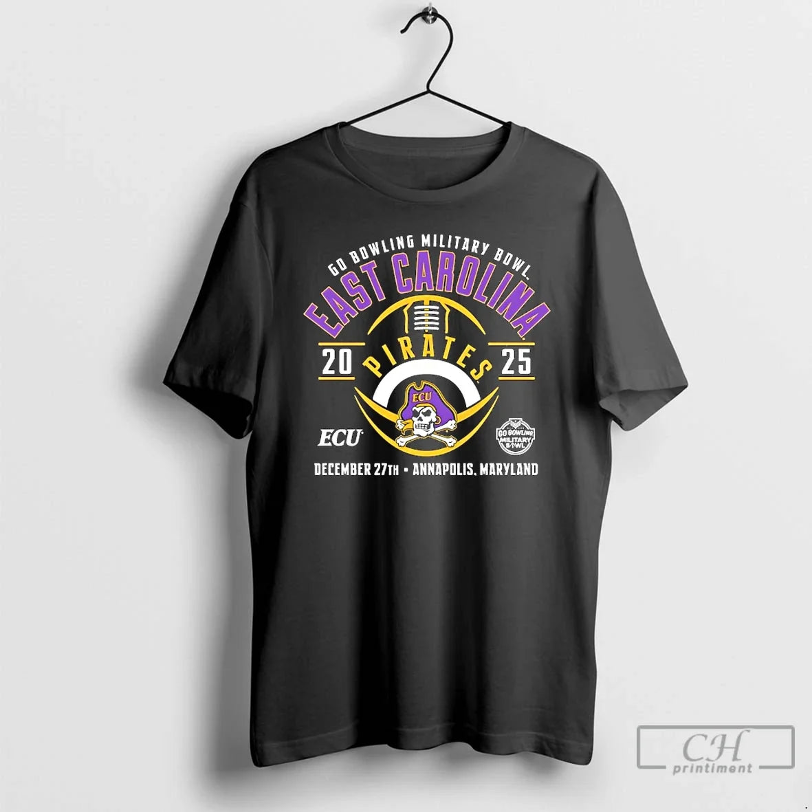 Classic East Carolina Pirates Go Bowling Military Bowl 2025 Annapolis Maryland T-Shirts, Hoodie, Sweatshirt - T-Shirt, Sweatshirt, Hoodie