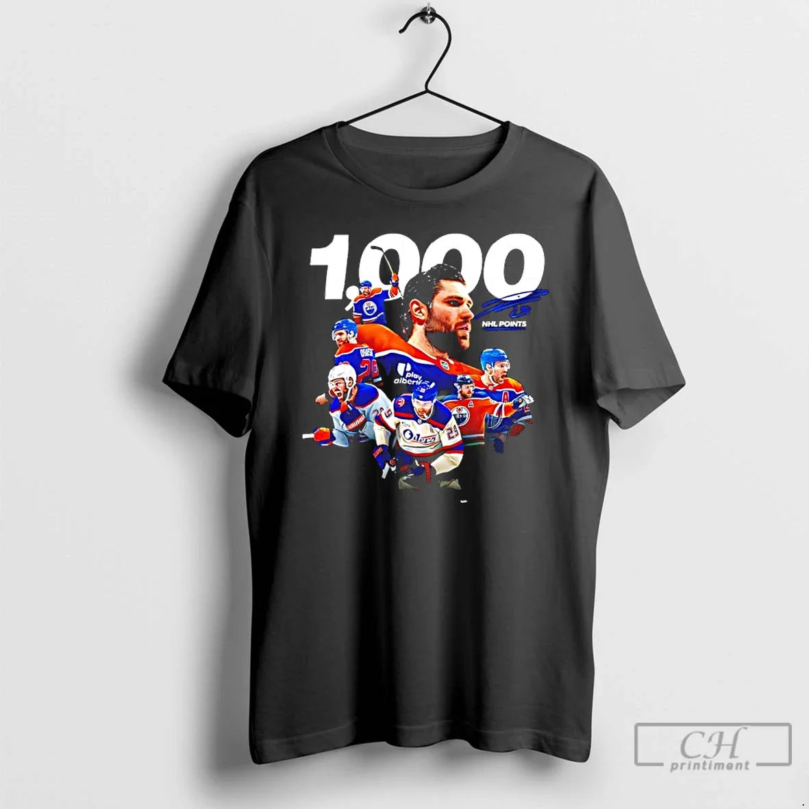 Classic Edmonton Oilers Leon Draisaitl 1000 Career Nhl Points 2025 T-Shirts, Hoodie, Sweatshirt - T-Shirt, Sweatshirt, Hoodie