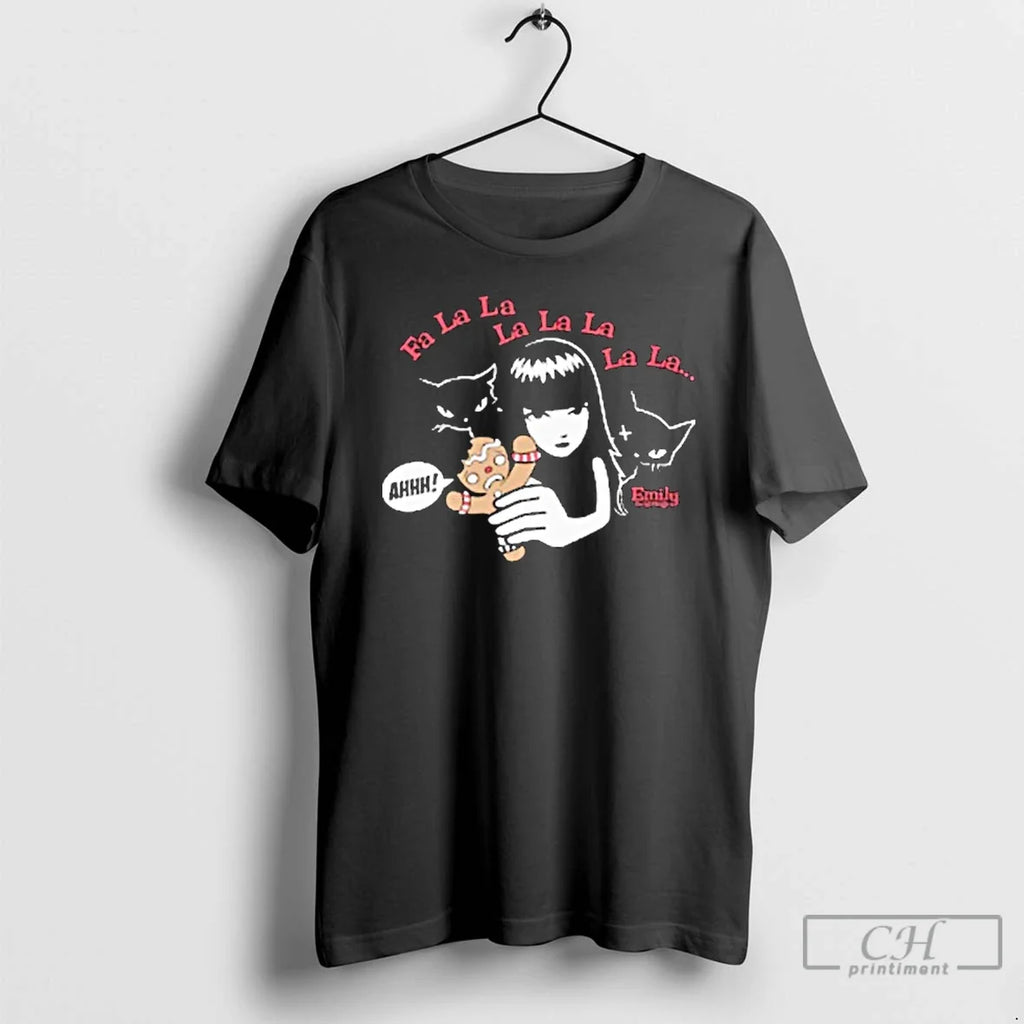 Classic Emily Strange Strangerous Fa La Ahhh Gingerbread T-Shirts, Hoodie, Sweatshirt - T-Shirt, Sweatshirt, Hoodie