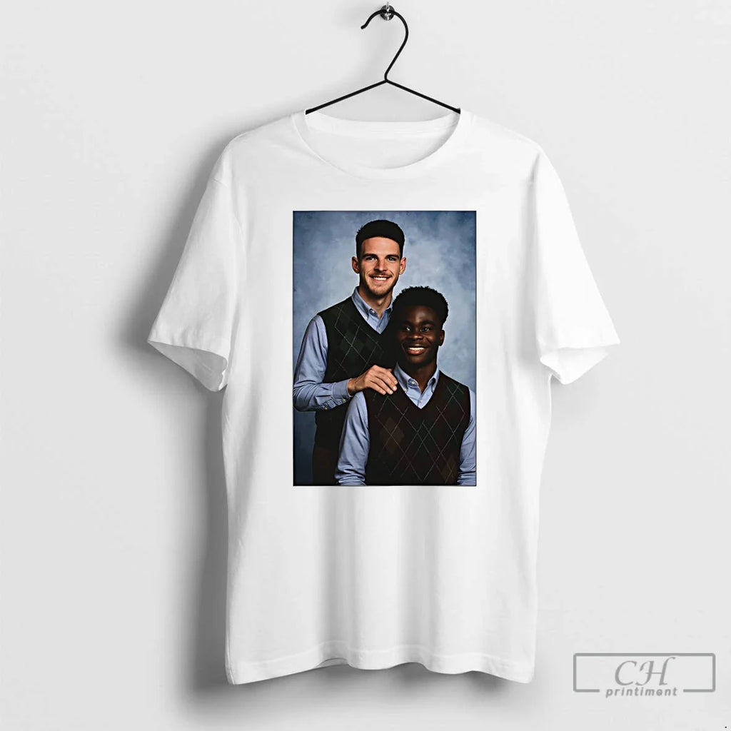 Classic Funny Arsenal Fc Saka Declan Rice Step Brothers Meme Unisex T-shirt, Sweatshirt, Hoodie, Long Sleeve Tee - T-Shirt, Sweatshirt, Hoodie
