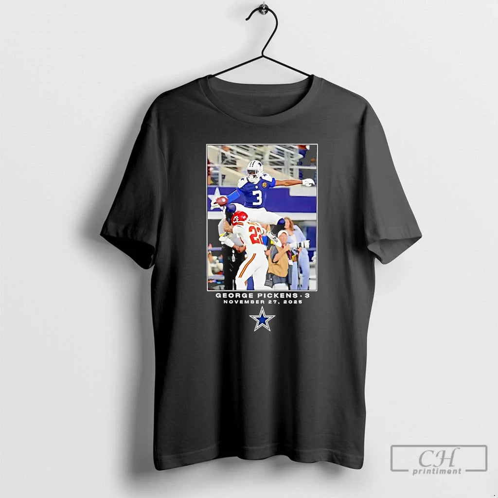 Classic George Pickens Hurdle Moment Dallas Cowboys T-Shirts, Hoodie, Sweatshirt - T-Shirt, Sweatshirt, Hoodie