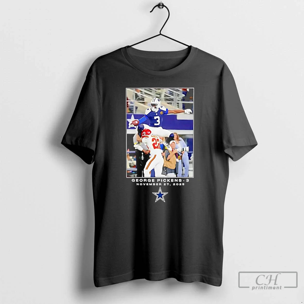 Classic George Pickens Hurdle Moment Dallas Cowboys T-Shirts, Hoodie, Sweatshirt - T-Shirt, Sweatshirt, Hoodie