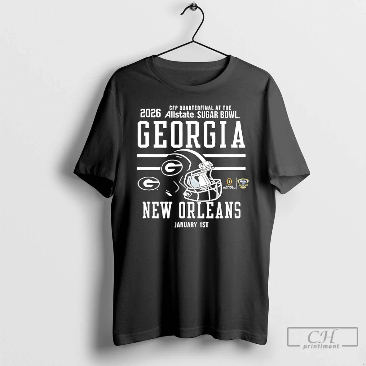 Classic Georgia Bulldogs Sugar Bowl Cfp Quarterfinal 2025 2026 Red T-Shirts, Hoodie, Sweatshirt - T-Shirt, Sweatshirt, Hoodie