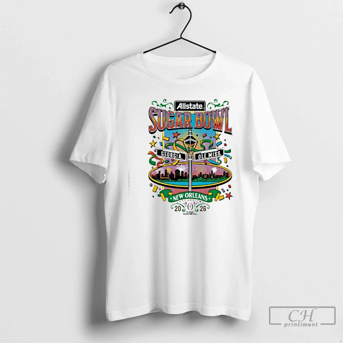 Classic Georgia Vs Ole Miss 2026 Allstate Sugar Bowl New Orleans T-Shirts, Hoodie, Sweatshirt - T-Shirt, Sweatshirt, Hoodie