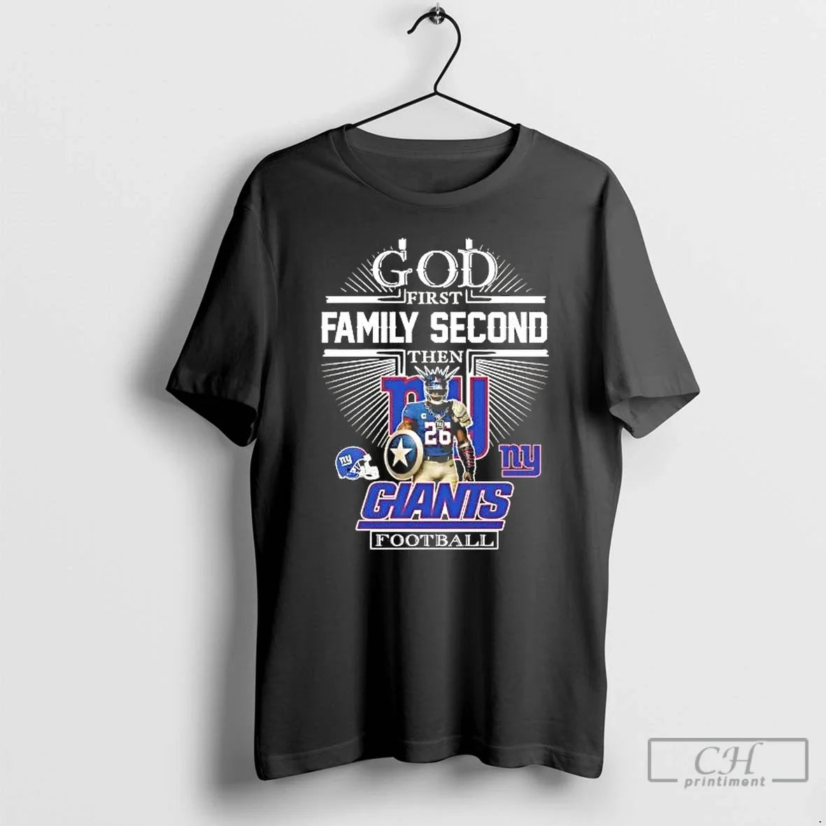 Classic God First Family Second Then New York Giants Football Mascot T-Shirts, Hoodie, Sweatshirt - T-Shirt, Sweatshirt, Hoodie