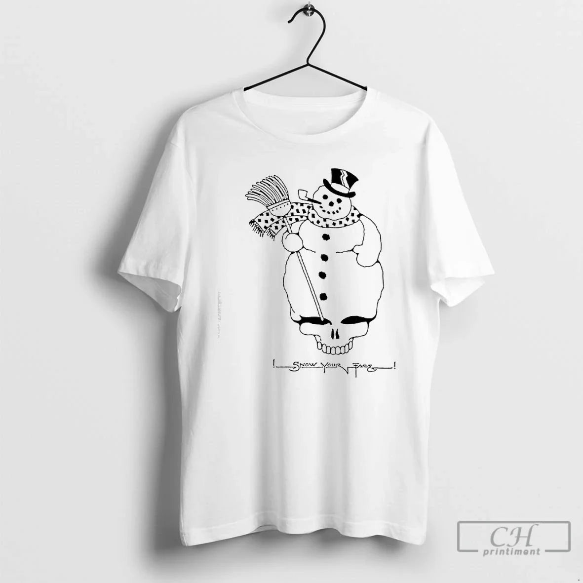 Classic Grateful Dead Snow Your Face Snowman Skull T-Shirts, Hoodie, Sweatshirt - T-Shirt, Sweatshirt, Hoodie