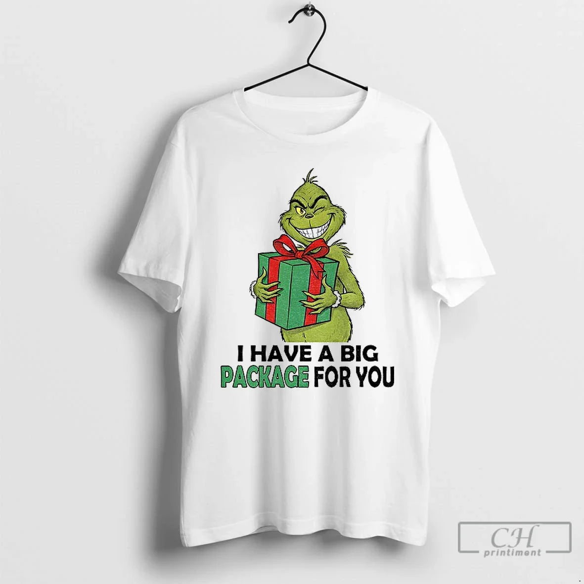 Classic Grinch Santa Holding I Have Big Package You T-Shirts, Hoodie, Sweatshirt - T-Shirt, Sweatshirt, Hoodie