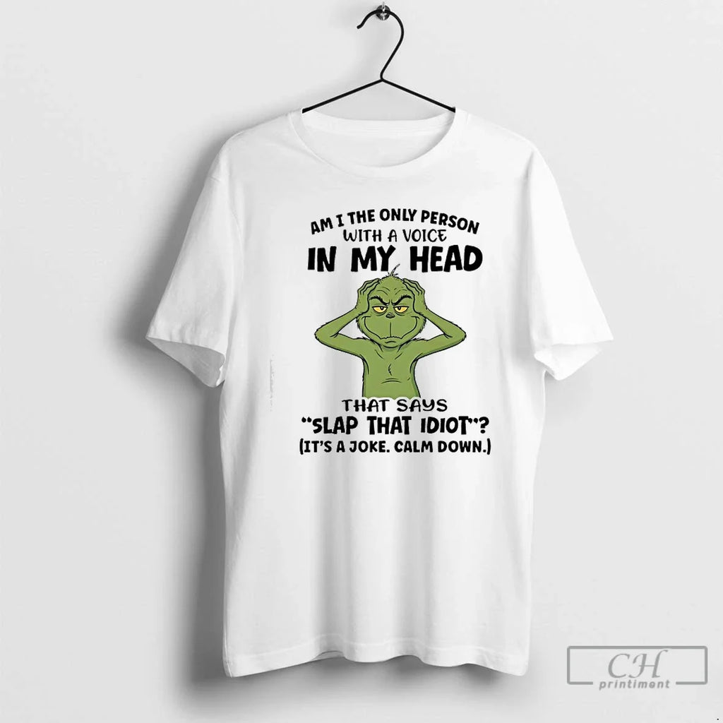 Classic Grinch Am I Only Person Voice My Head T-Shirts, Hoodie, Sweatshirt - T-Shirt, Sweatshirt, Hoodie