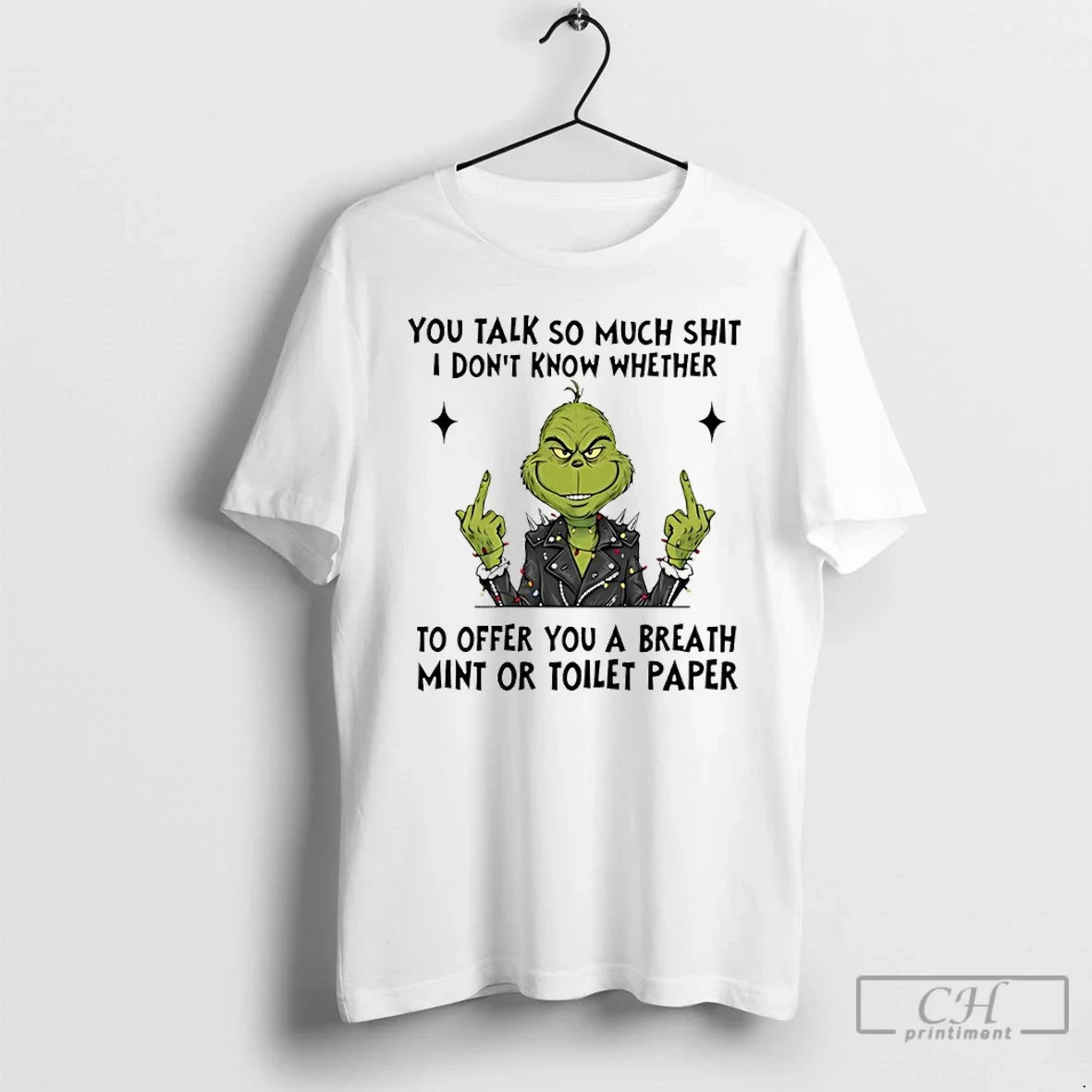 Classic Grinch Middle Finger You Talk So Much Shit I Dont Know Whether T-Shirts, Hoodie, Sweatshirt - T-Shirt, Sweatshirt, Hoodie