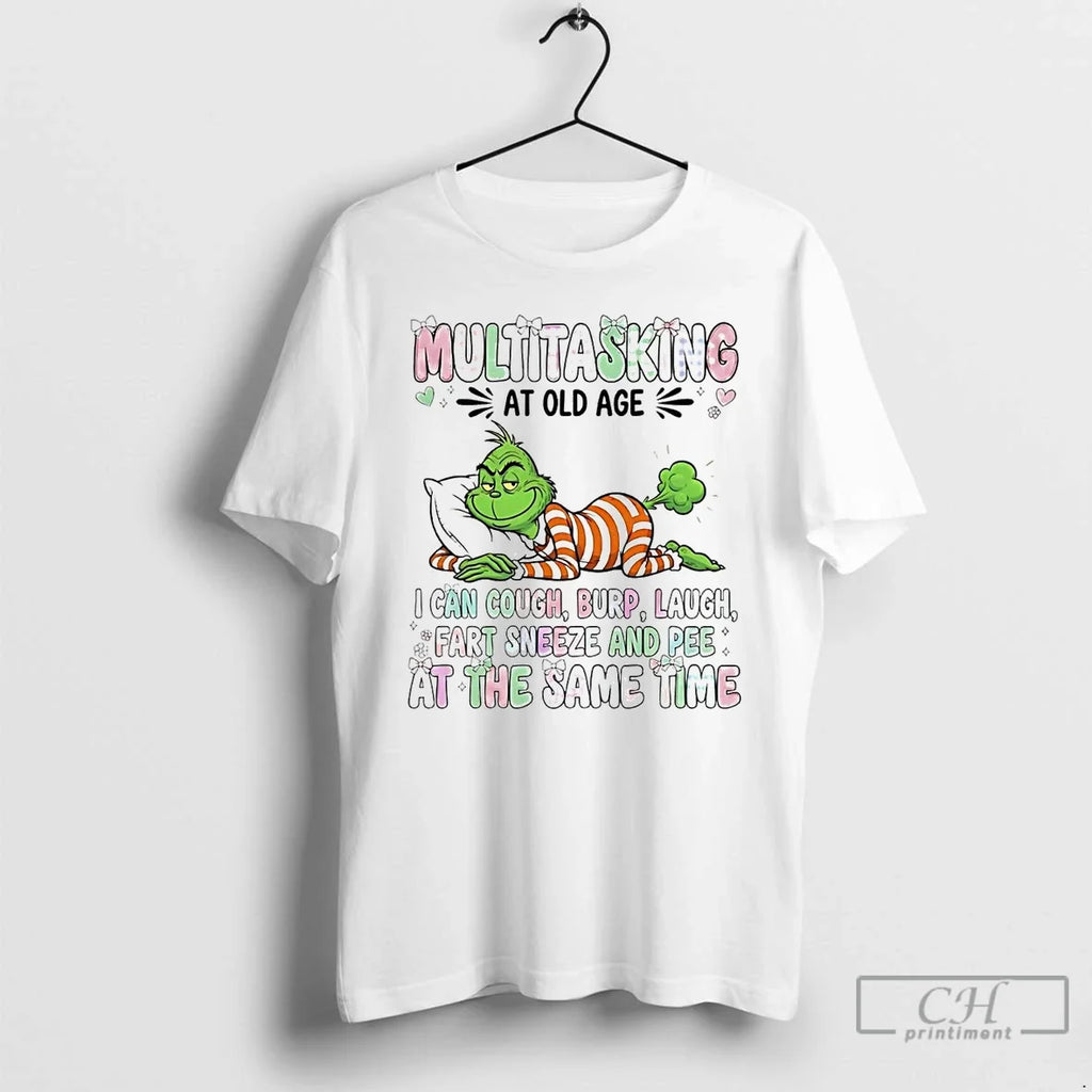 Classic Grinch Multitasking Fart Sneeze Pee Same Time T-Shirts, Hoodie, Sweatshirt - T-Shirt, Sweatshirt, Hoodie