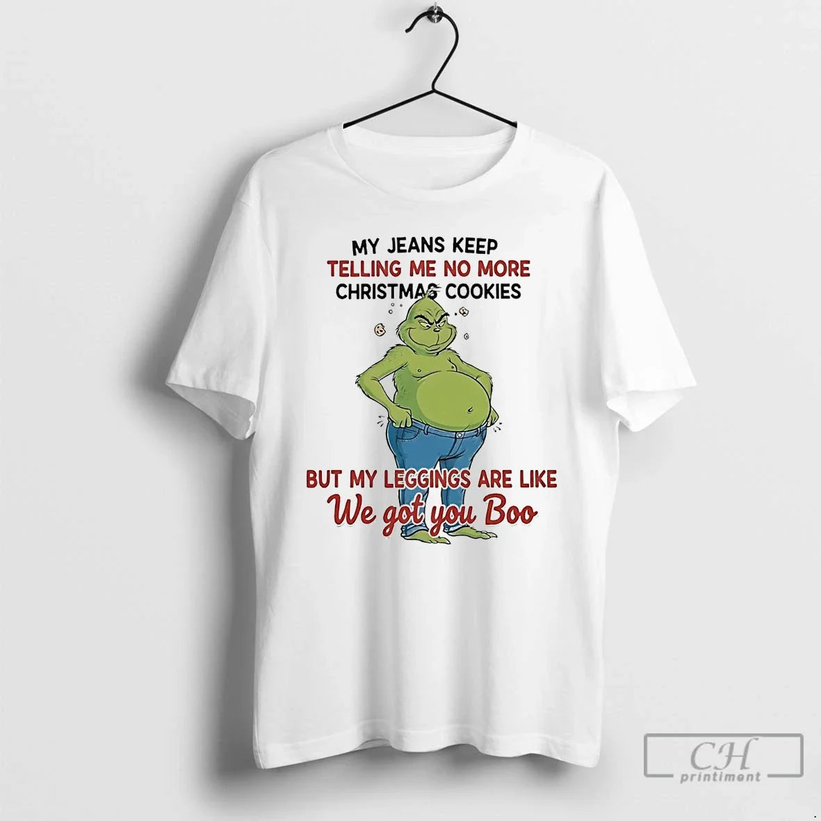 Classic Grinch My Jeans Keep Telling Me No More Cookies T-Shirts, Hoodie, Sweatshirt - T-Shirt, Sweatshirt, Hoodie