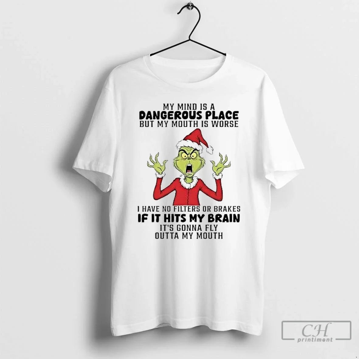 Classic Grinch My Mind Is Dangerous Place But My Mouth Is Worse T-Shirts, Hoodie, Sweatshirt - T-Shirt, Sweatshirt, Hoodie