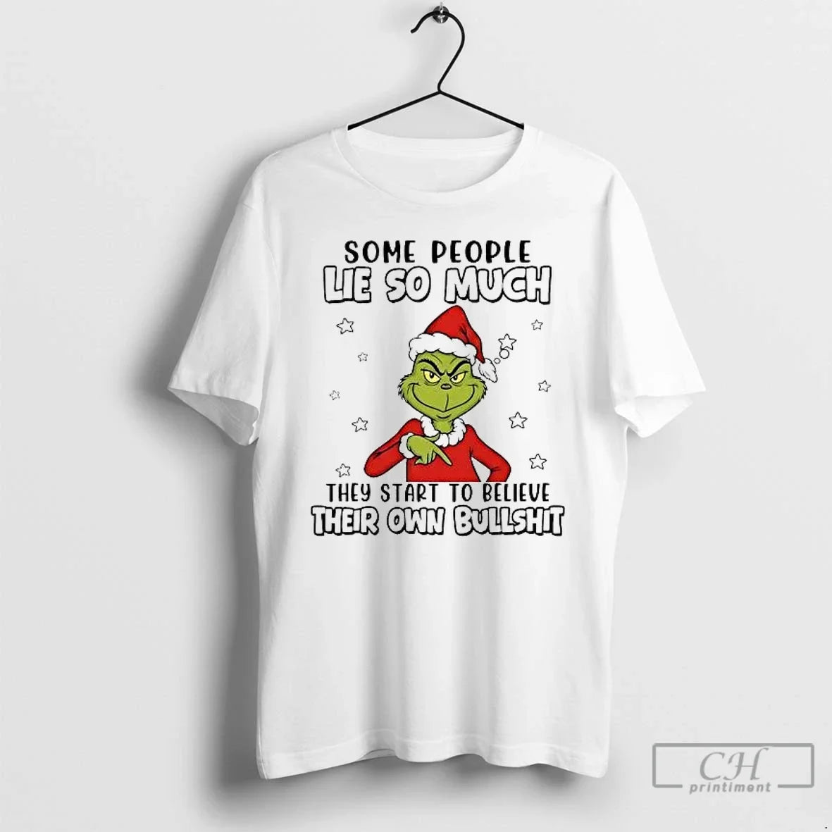 Classic Grinch Some People Lie So Much They Start Believe T-Shirts, Hoodie, Sweatshirt - T-Shirt, Sweatshirt, Hoodie