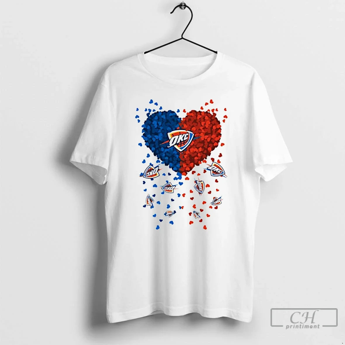 Classic Heart Of Oklahoma City Thunder Basketball Nba 2026 Unisex T-shirt, Sweatshirt, Hoodie, Long Sleeve Tee - T-Shirt, Sweatshirt, Hoodie