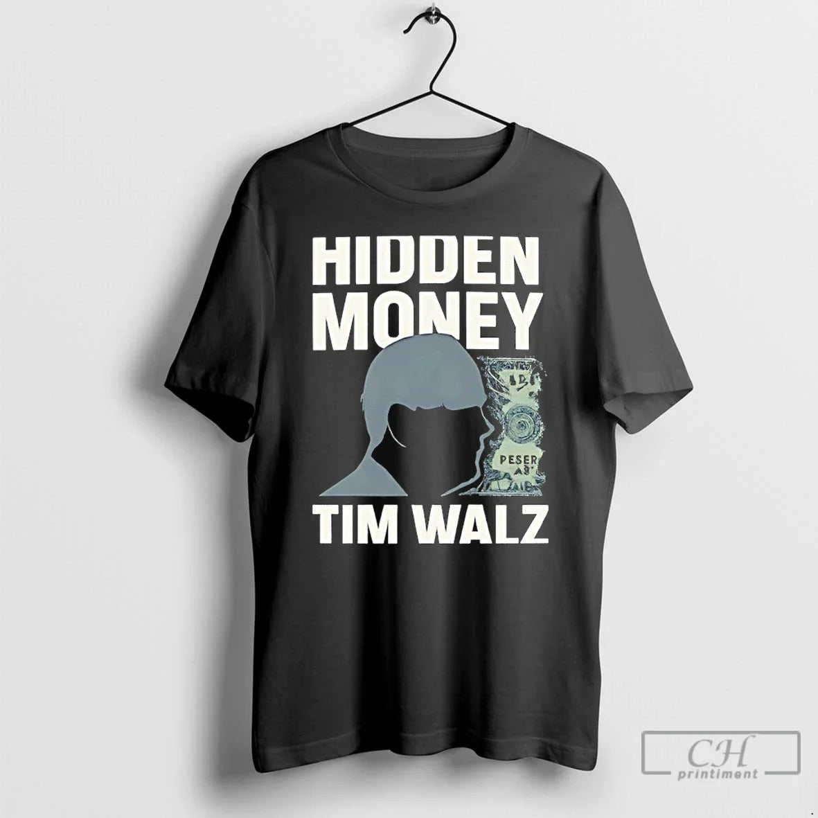Classic Hidden Money Tim Walz T-Shirts, Hoodie, Sweatshirt - T-Shirt, Sweatshirt, Hoodie