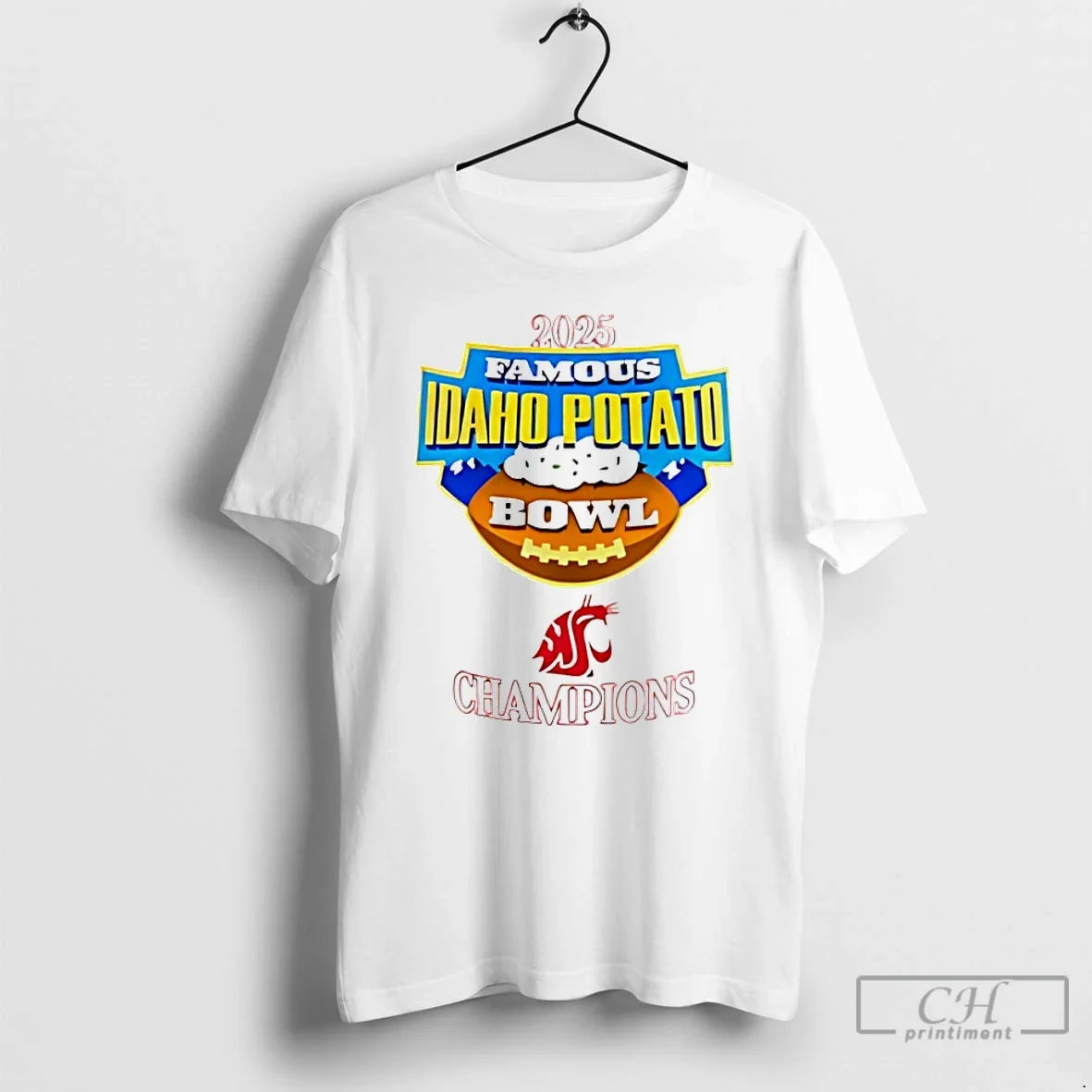 Classic Houston Cougars 2025 Famous Idaho Potato Bowl Champions Logo T-Shirts, Hoodie, Sweatshirt - T-Shirt, Sweatshirt, Hoodie