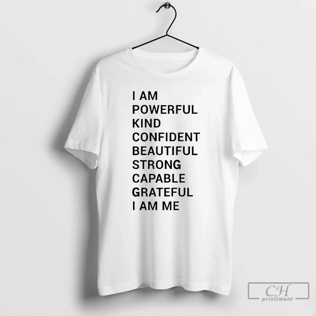 Classic I Am Powerful Kind Confident Strong T-Shirts, Hoodie, Sweatshirt - T-Shirt, Sweatshirt, Hoodie