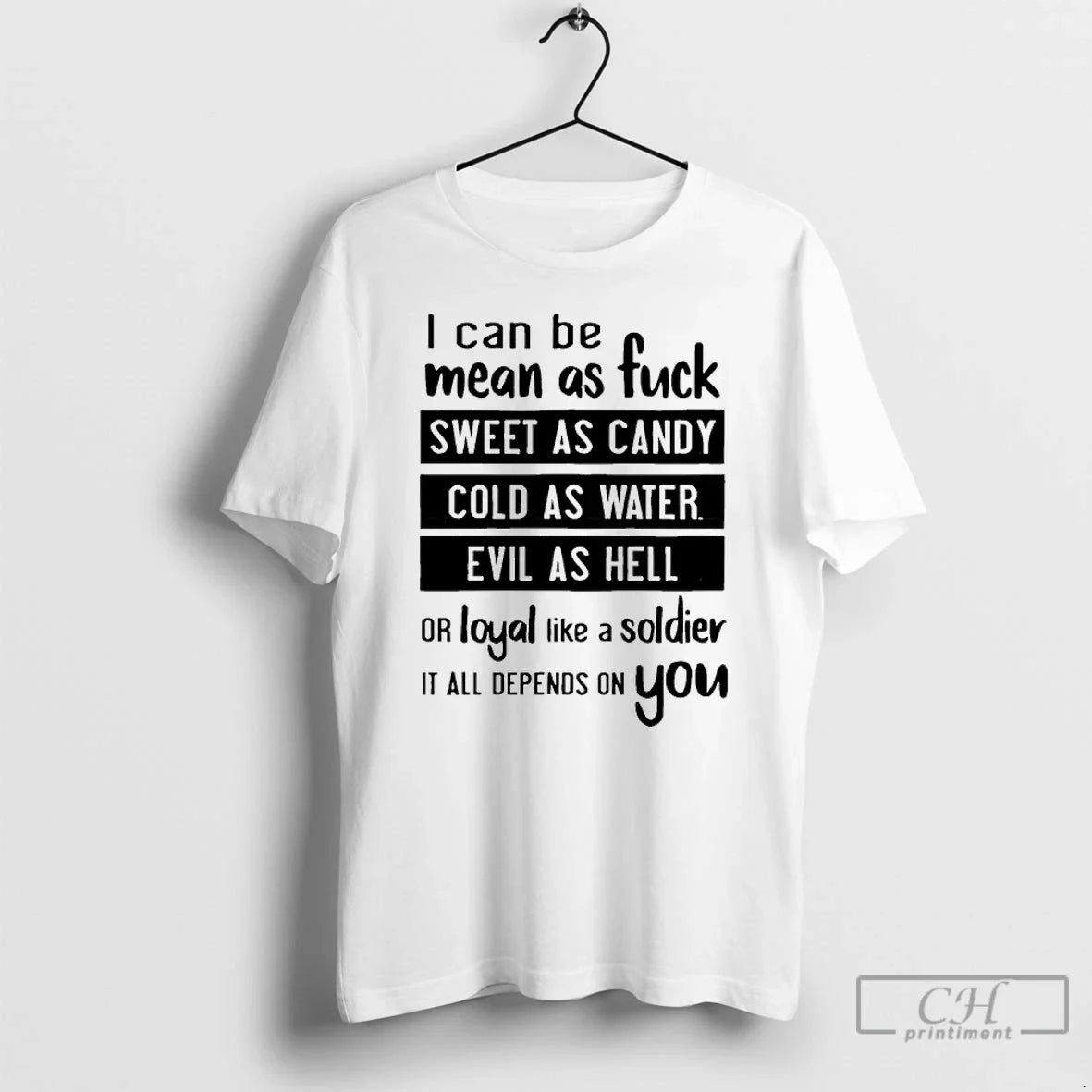 Classic I Can Be Mean As Fuck Sweet As Candy Cold As Water Evil As T-Shirts, Hoodie, Sweatshirt - T-Shirt, Sweatshirt, Hoodie