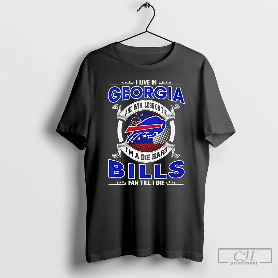 Classic I Live Georgia Win Lose Tie Im Die Hard Bills T-Shirts, Hoodie, Sweatshirt - T-Shirt, Sweatshirt, Hoodie