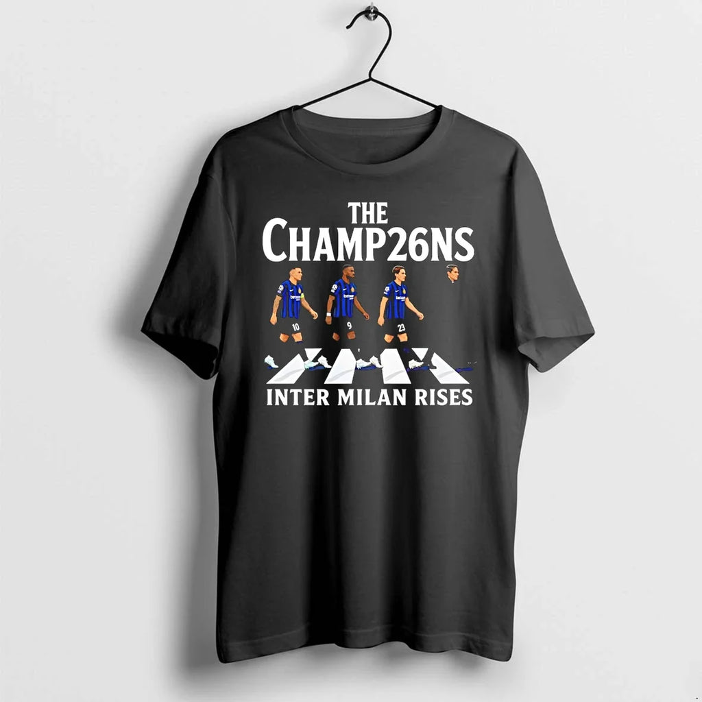Classic Inter Milan The Champions 2026 Abbey Road Shirts Sweater Unisex T-shirt, Sweatshirt, Hoodie, Long Sleeve Tee - T-Shirt, Sweatshirt, Hoodie