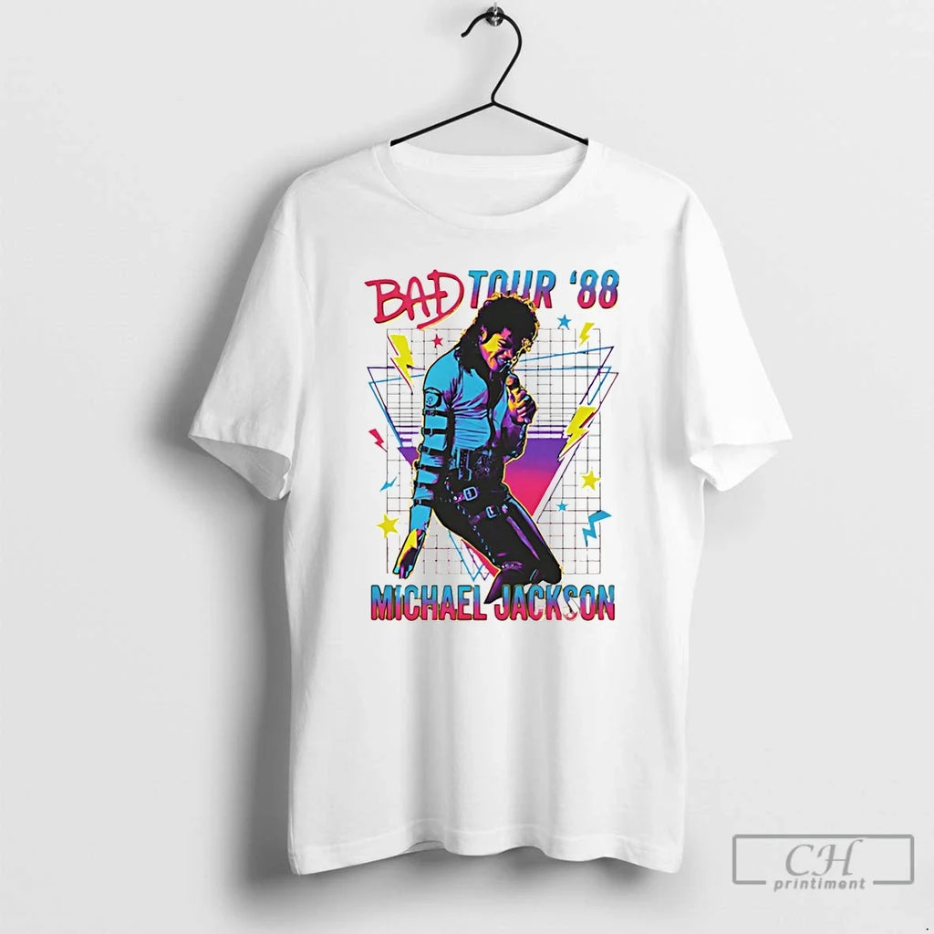Classic Jackson Bad Tour 88 90s Styles Unisex T-shirt, Sweatshirt, Hoodie, Long Sleeve Tee - T-Shirt, Sweatshirt, Hoodie
