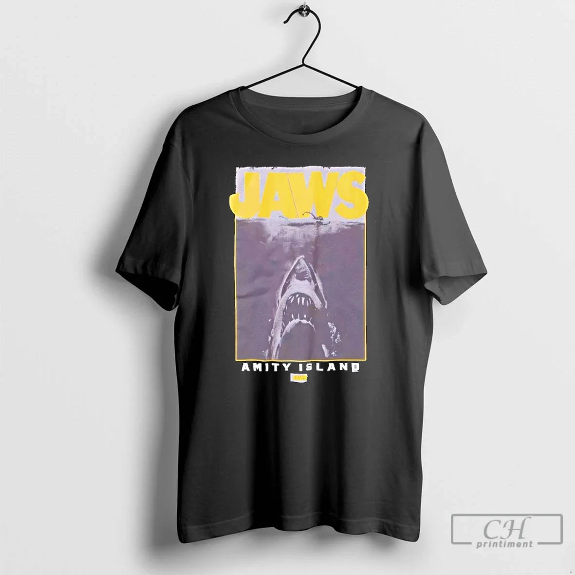 Classic Jaws Tonal Film Amity Island T-Shirts, Hoodie, Sweatshirt - T-Shirt, Sweatshirt, Hoodie