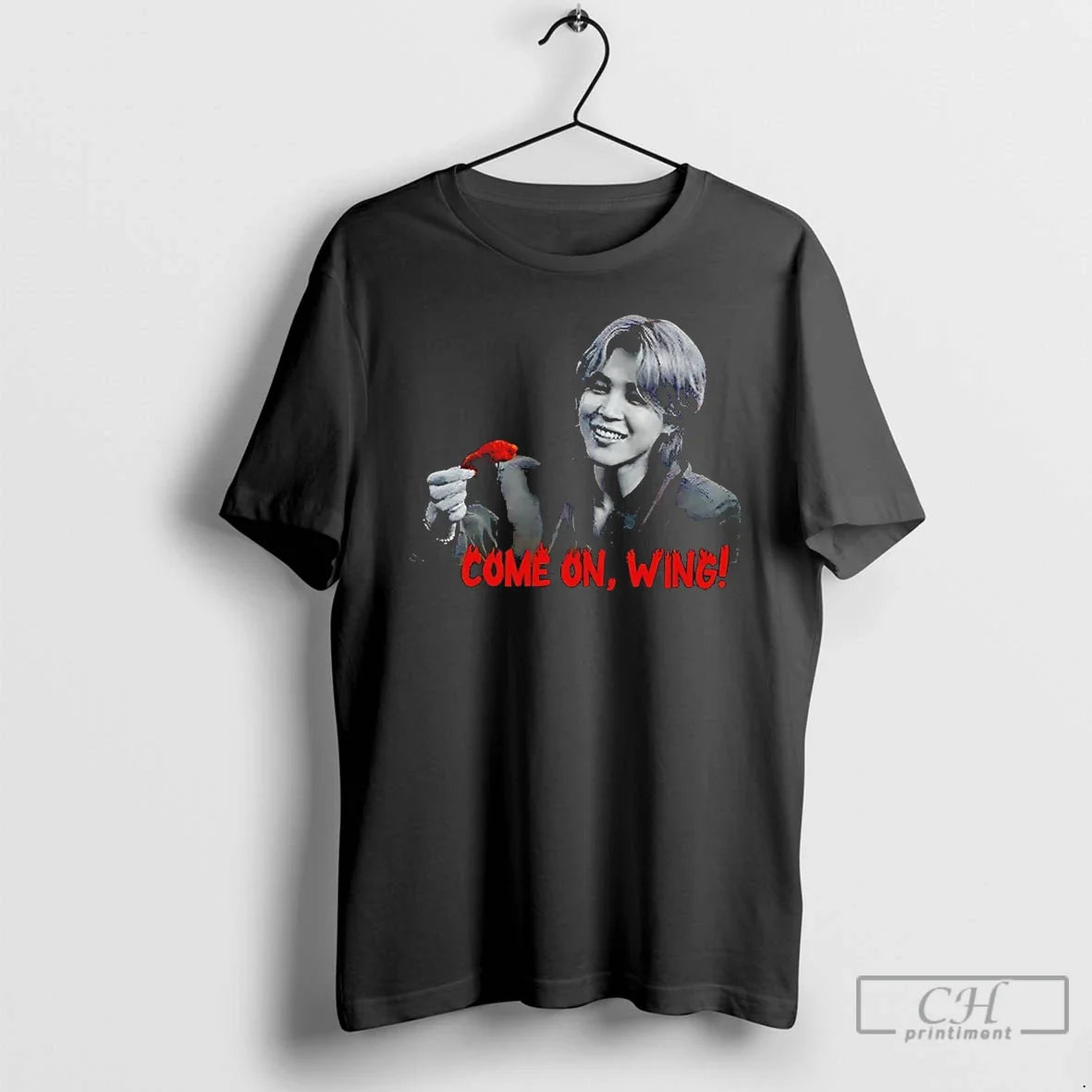 Classic Jimin Bts Kpop Arirang Tour 2026 Come On Wing Unisex T-shirt, Sweatshirt, Hoodie, Long Sleeve Tee - T-Shirt, Sweatshirt, Hoodie
