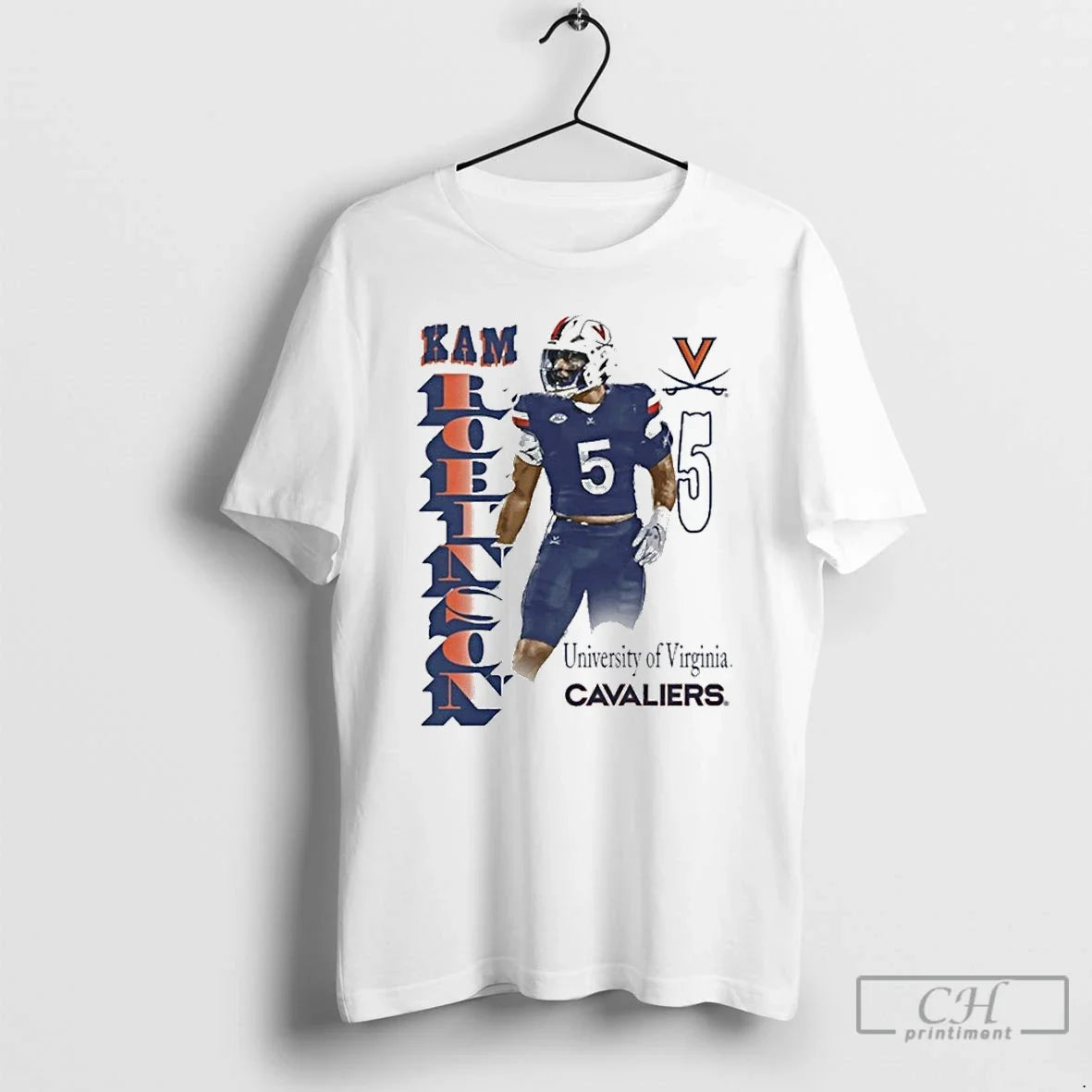 Classic Kam Robinson Portrait Virginia Cavaliers T-Shirts, Hoodie, Sweatshirt - T-Shirt, Sweatshirt, Hoodie