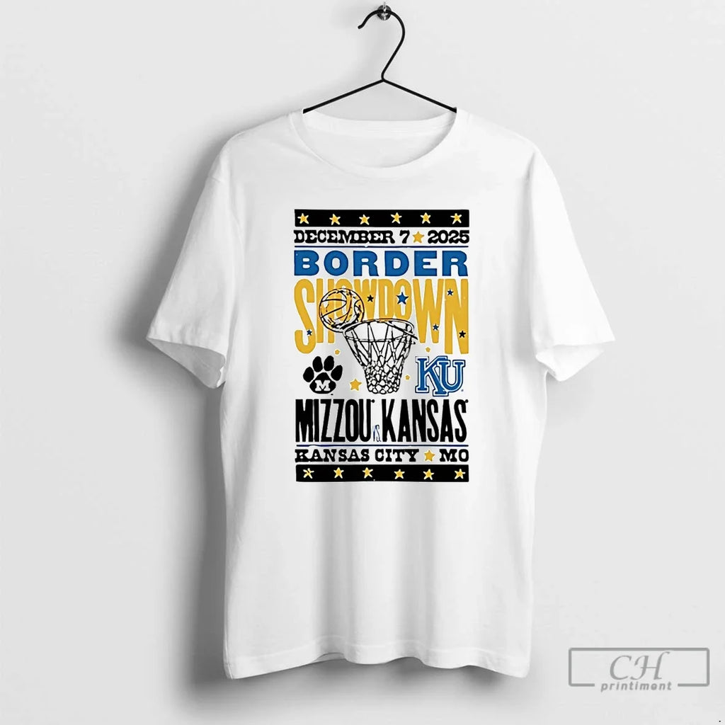 Classic Kansas Jayhawks Missouri Tigers 2025 Border Showdown T-Shirts, Hoodie, Sweatshirt - T-Shirt, Sweatshirt, Hoodie