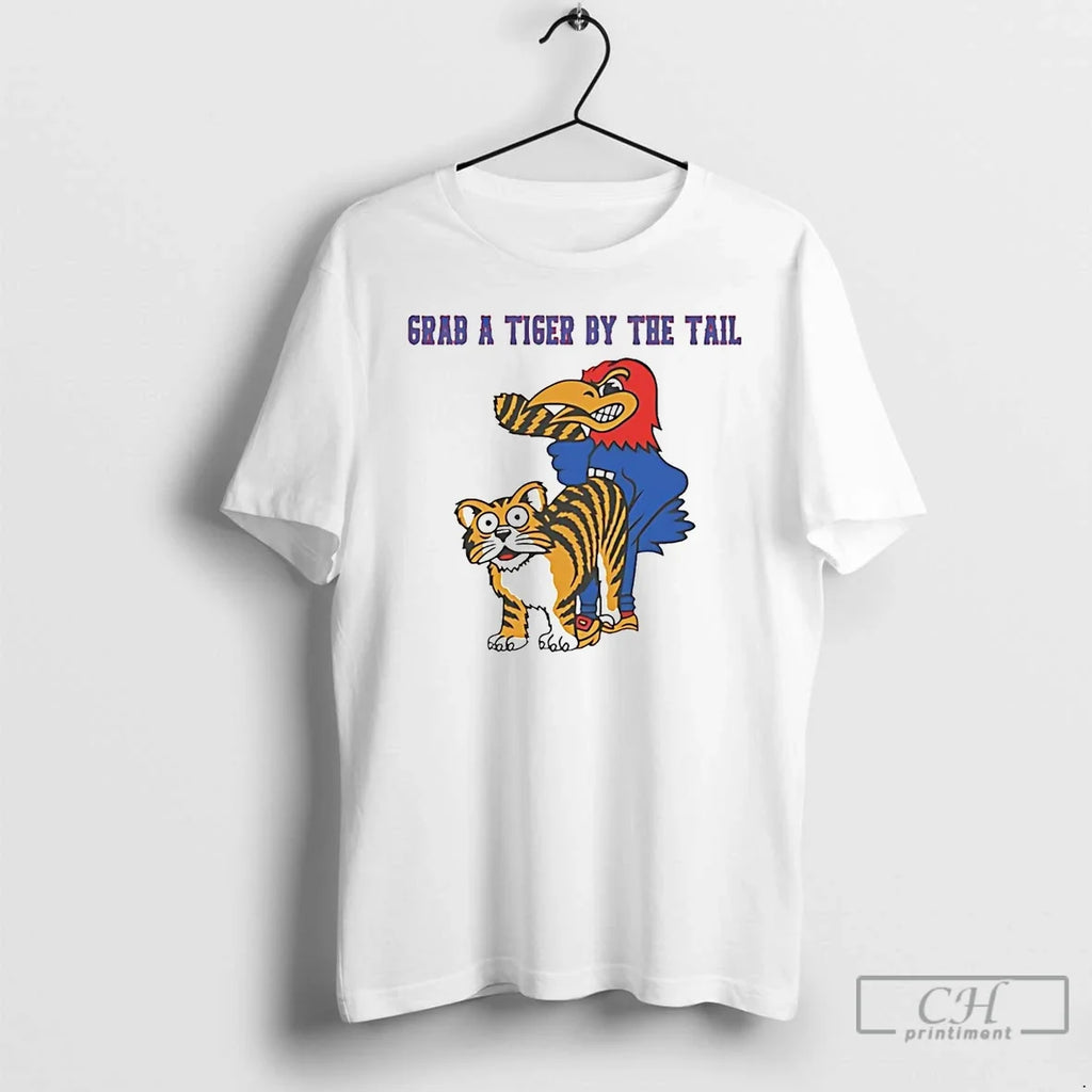 Classic Kansas Jayhawks Grab Tiger T-Shirts, Hoodie, Sweatshirt - T-Shirt, Sweatshirt, Hoodie
