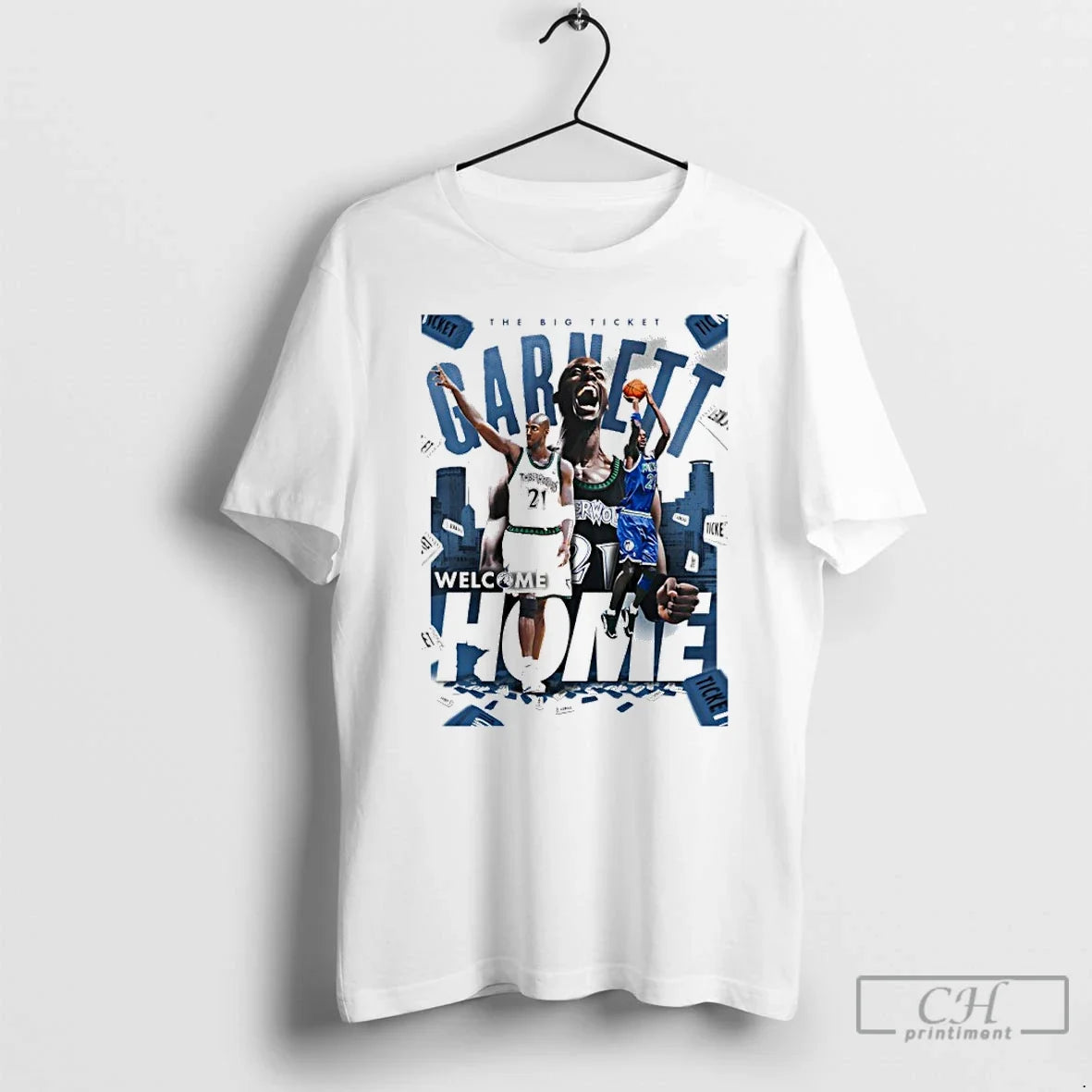Classic Kevin Garnett Minnesota Timberwolves Big Ticket Welcome Home T-Shirts, Hoodie, Sweatshirt - T-Shirt, Sweatshirt, Hoodie