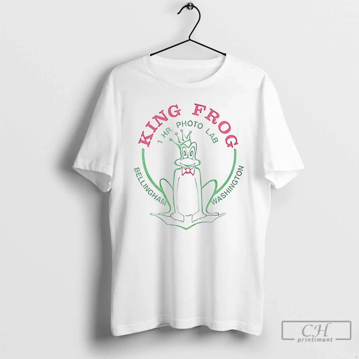 Classic King Frog 1 Hr Photo Lab Bellingham Washington T-Shirts, Hoodie, Sweatshirt - T-Shirt, Sweatshirt, Hoodie