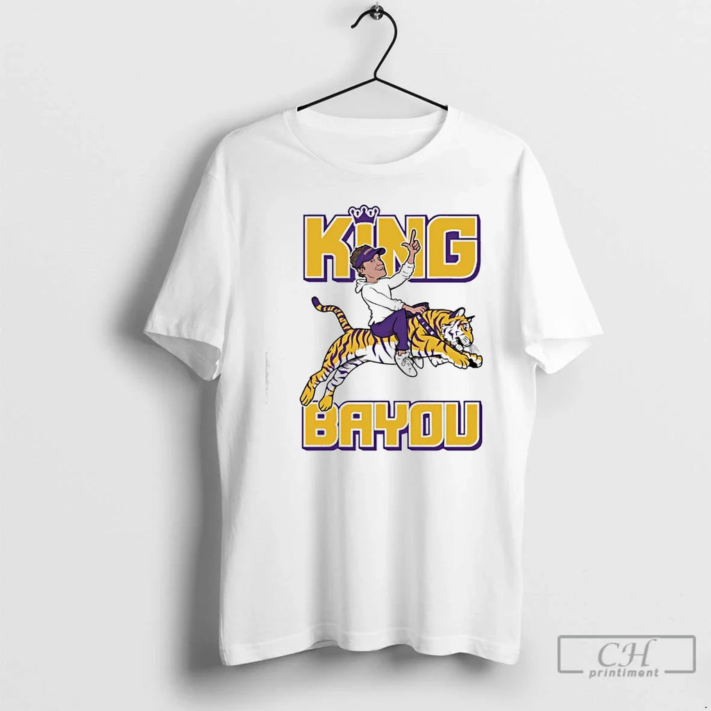 Classic King Bayou Tiger Mascot Player T-Shirts, Hoodie, Sweatshirt - T-Shirt, Sweatshirt, Hoodie