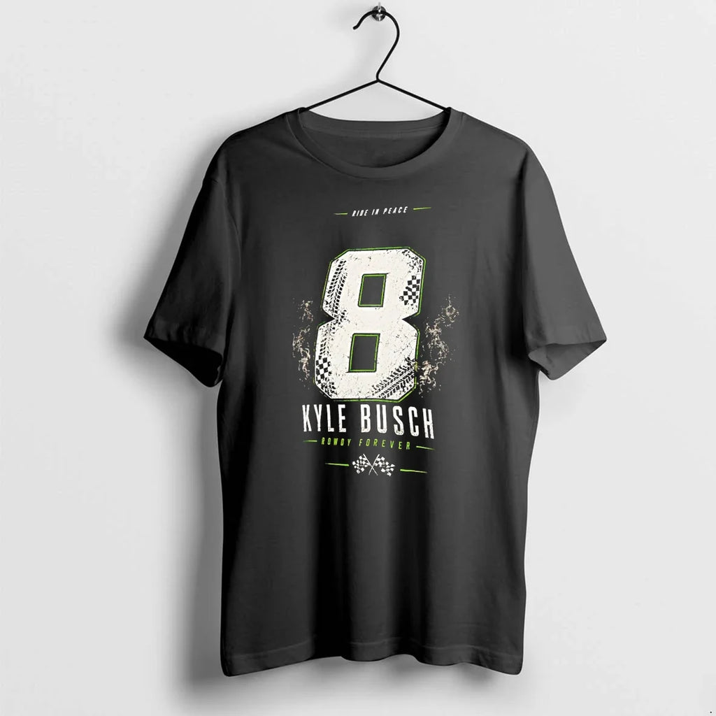 Classic Kyle Busch 8 Rowdy Forever Ride In Peace 1985 2026 Vintage Shirts Sweater Unisex T-shirt, Sweatshirt, Hoodie, Long Sleeve Tee - T-Shirt, Sweatshirt, Hoodie
