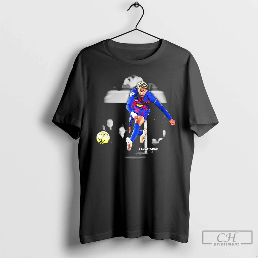 Classic Lamine Yamal Left Foot Score Goals T-Shirts, Hoodie, Sweatshirt - T-Shirt, Sweatshirt, Hoodie
