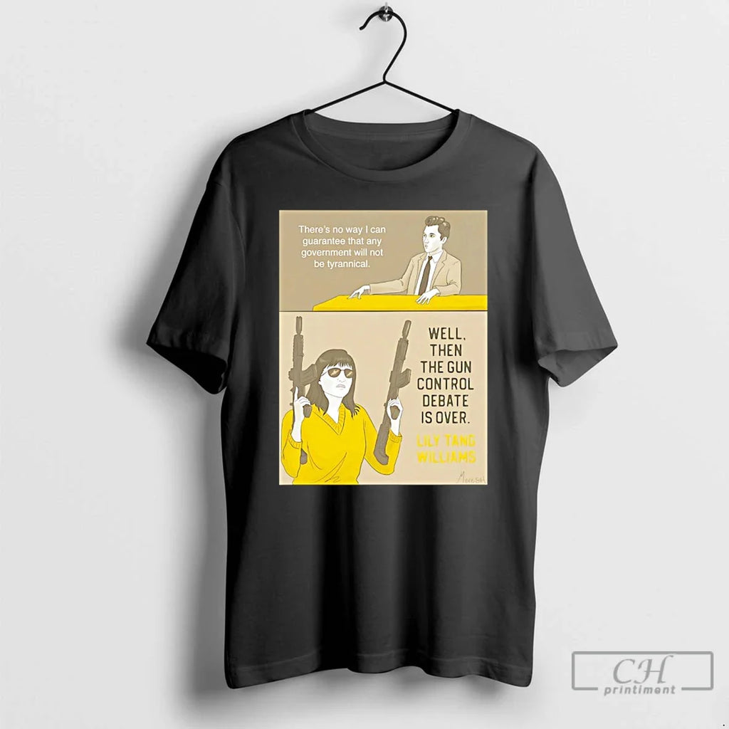 Classic Lily Tang Williams Well Then Gun Control Debate Is Over Meme T-Shirts, Hoodie, Sweatshirt - T-Shirt, Sweatshirt, Hoodie