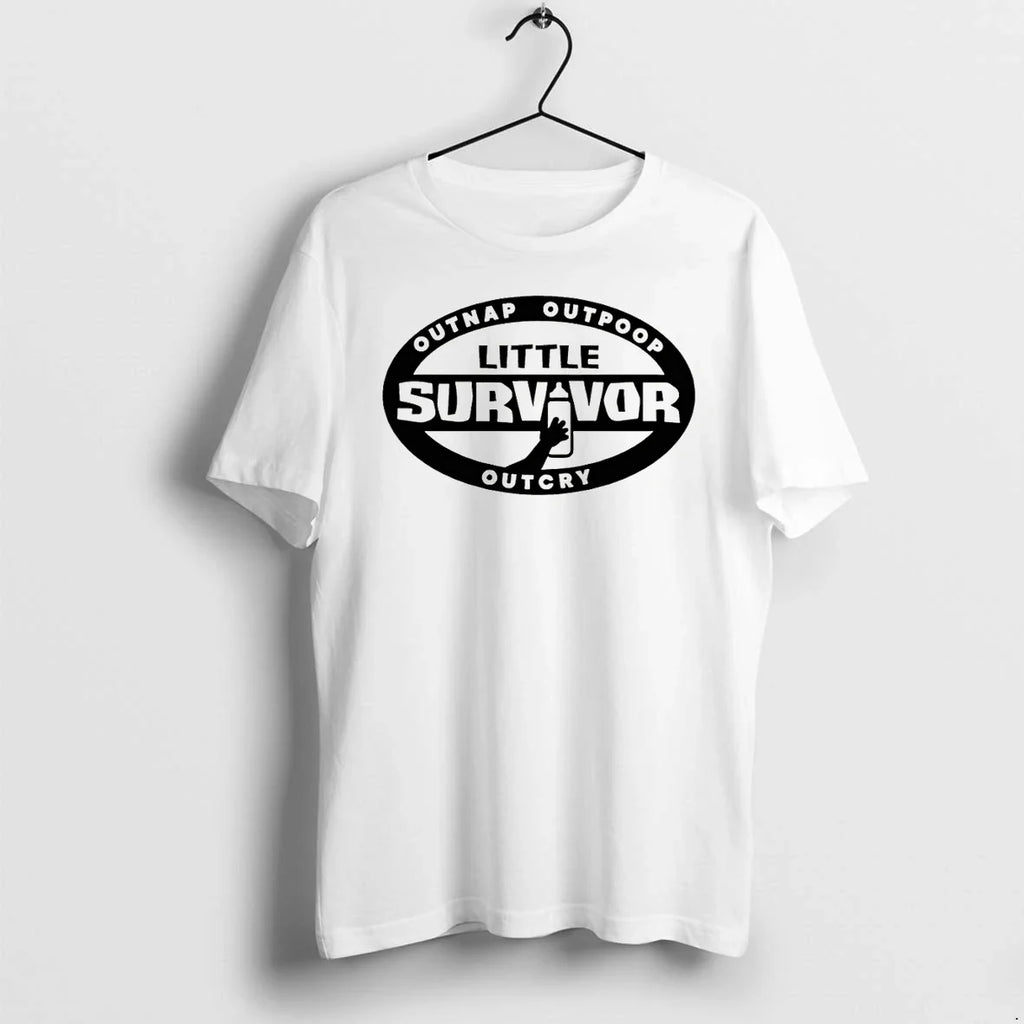 Classic Little Survivor Outnap Outpoop Outcry 2026 Shirts Sweater Unisex T-shirt, Sweatshirt, Hoodie, Long Sleeve Tee - T-Shirt, Sweatshirt, Hoodie