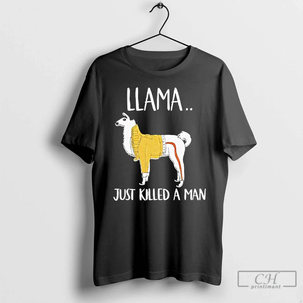 Classic Llama Just Killed Man Funny T-Shirts, Hoodie, Sweatshirt - T-Shirt, Sweatshirt, Hoodie