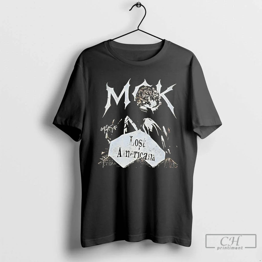 Classic Machine Gun Kelly Mgk Lost Americana Tour 2026 Vintage Unisex T-shirt, Sweatshirt, Hoodie, Long Sleeve Tee - T-Shirt, Sweatshirt, Hoodie