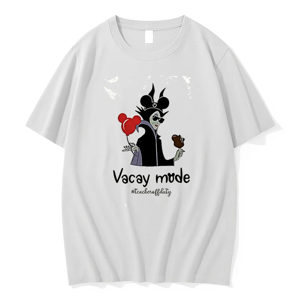 Classic Maleficent Vacay Mode Teacheruffduty Shirts Sweater Unisex T-shirt, Sweatshirt, Hoodie, Long Sleeve Tee - T-Shirt, Sweatshirt, Hoodie