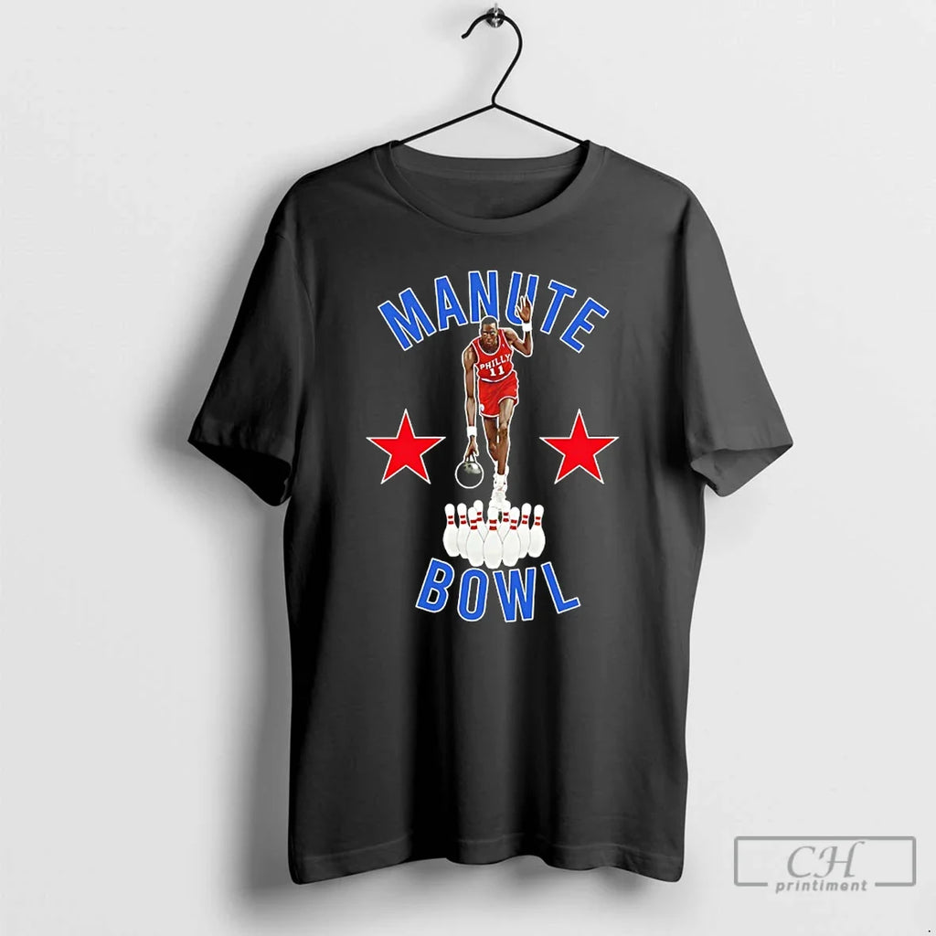 Classic Manute Bol Philadelphia 76ers Bowling Minute Manute T-Shirts, Hoodie, Sweatshirt - T-Shirt, Sweatshirt, Hoodie