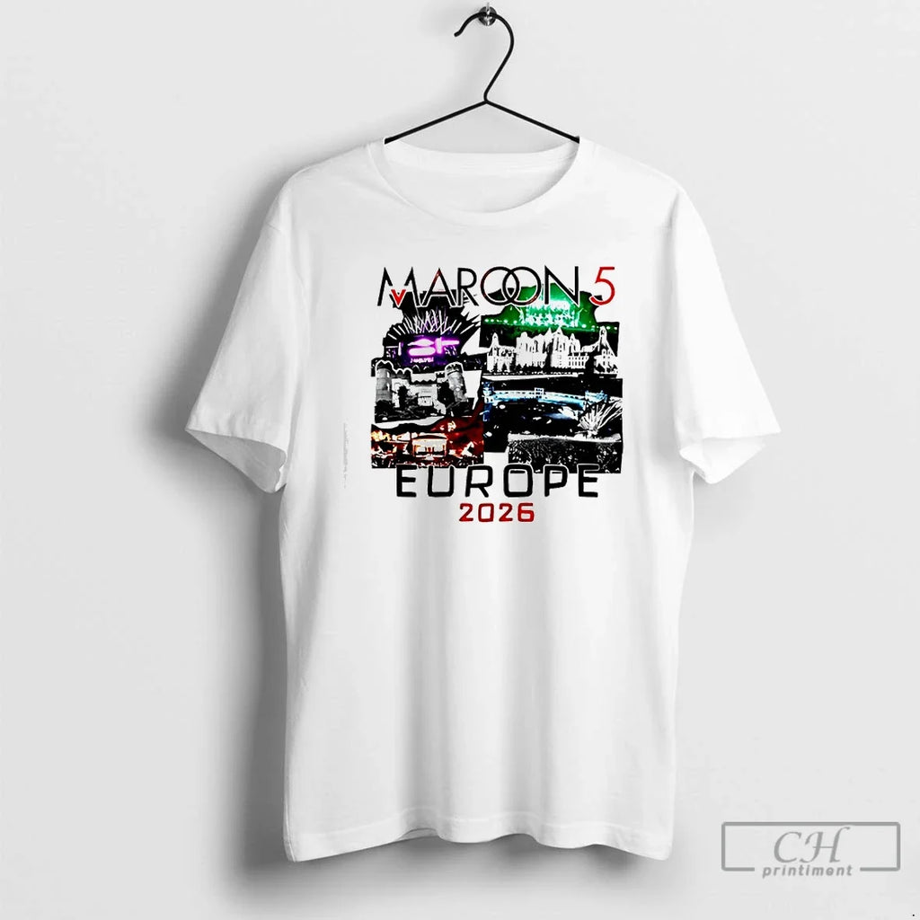 Classic Maroon 5 Europe Tour 2026 T-Shirts, Hoodie, Sweatshirt - T-Shirt, Sweatshirt, Hoodie