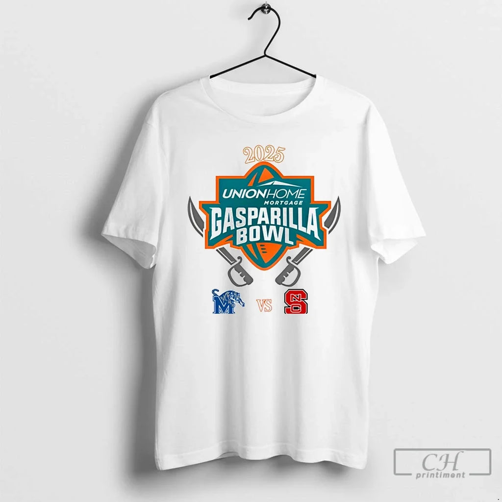 Classic Memphis Tigers Vs Nc State Wolfpack 2025 Gasparilla Bowl T-Shirts, Hoodie, Sweatshirt - T-Shirt, Sweatshirt, Hoodie