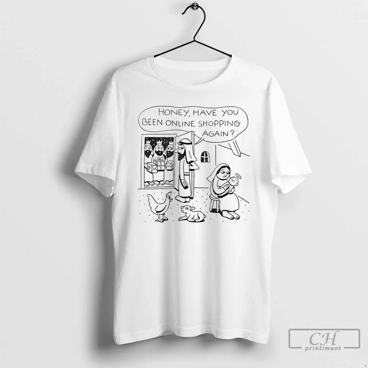 Classic Merry Everyone Honey Have You Been Online Shopping Again T-Shirts, Hoodie, Sweatshirt - T-Shirt, Sweatshirt, Hoodie