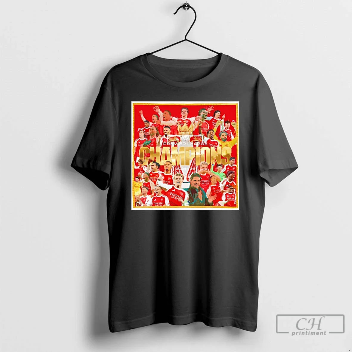 Classic Mikel Arteta Arsenal Fc All Team Premier League Champions 2025 26 T Shirts Sweater - T-Shirt, Sweatshirt, Hoodie