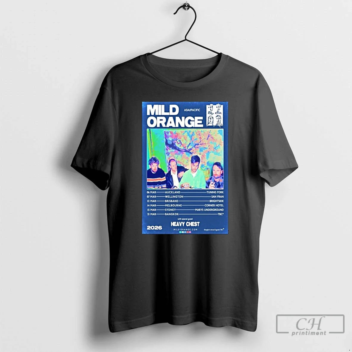 Classic Mild Orange Tour March 2026 Heavy Chest T-Shirts, Hoodie, Sweatshirt - T-Shirt, Sweatshirt, Hoodie