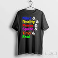 Classic Mind Reality Power Space Time Soul Text Unisex T-shirt, Sweatshirt, Hoodie, Long Sleeve Tee - T-Shirt, Sweatshirt, Hoodie